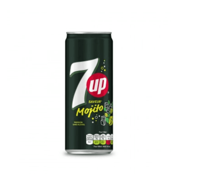 Canette 7up mojito 33cl