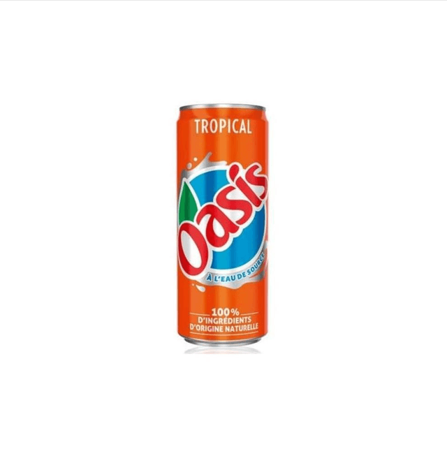 Canette Oasis tropical 33cl